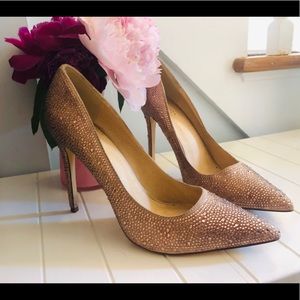 Windsor heels - rose gold color